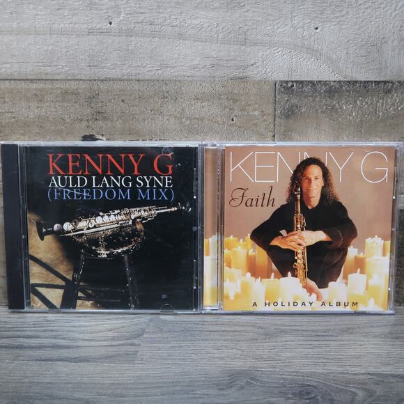 Kenny G CD Lot Auld Lang Syne Miracles Wishes Faith Paradise Heart And Soul - Picture 2 of 5